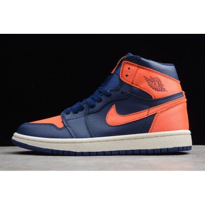 Nike Air Jordan 1 Retro High Premium Mavi Basketbol Ayakkabısı Türkiye - S82TTEVP